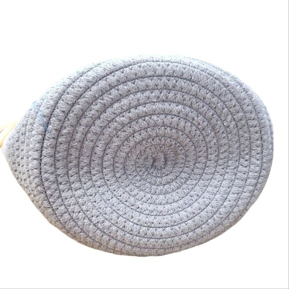 New with Tags Blue Ombre Rope Tote Bag - Picture 5 of 7